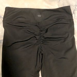NEVER WORN✨90 Degree by Reflex Butt Scrunch Buttery Soft Black Leggings Size L